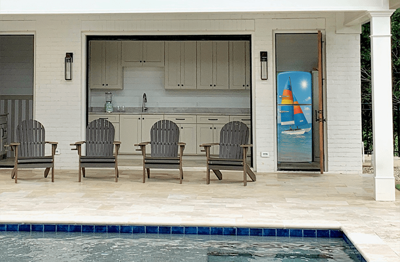 big chill wrapped refrigerators by kitchen obsession