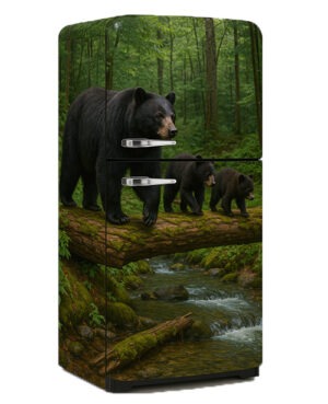 bears wrapped refrigerator