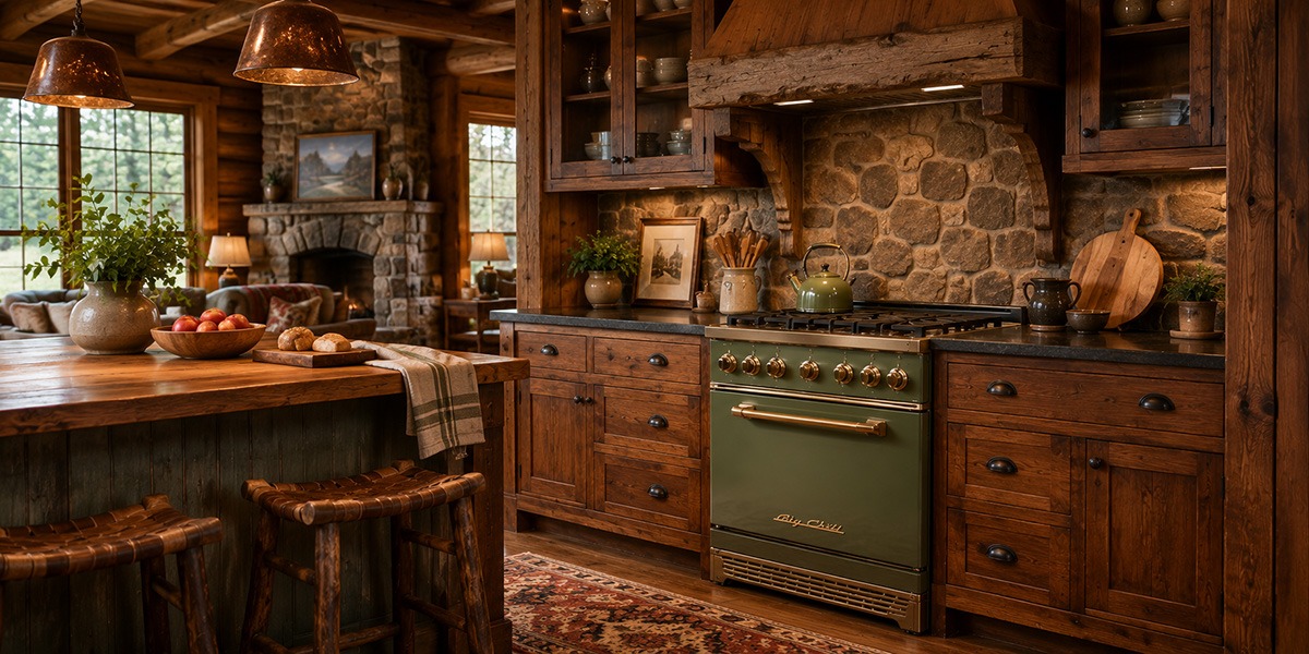 Cabin home with Big Chill appliances