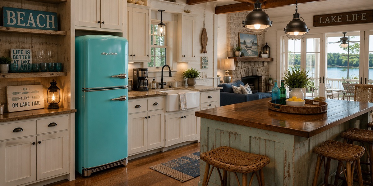 Lake home with Big Chill appliances