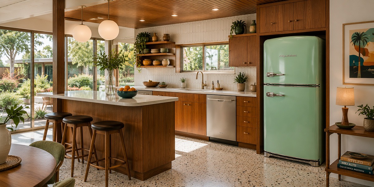 Mid-Century home with Big Chill appliances