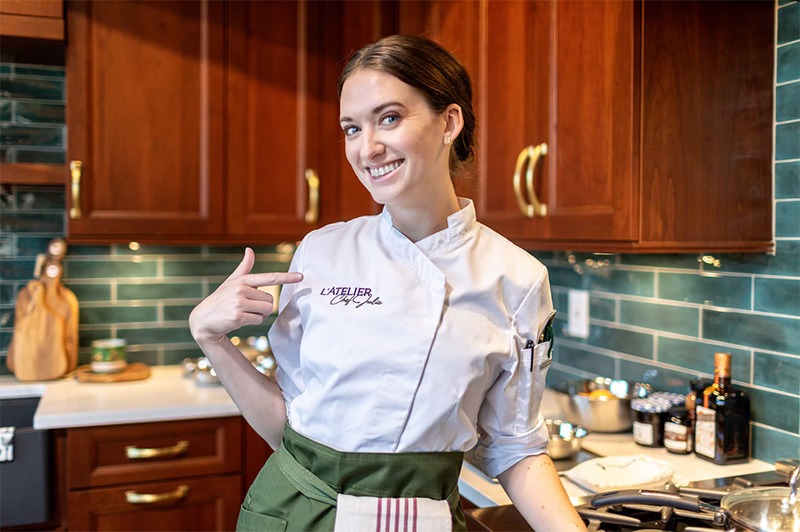Chef Julia Vorphal at Kitchen Obsession